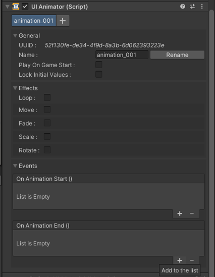 UIAnimator Interface